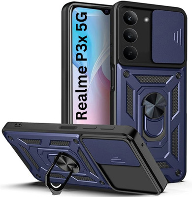 Fablue Back Cover for RealMe P3x 5G(Blue, Rugged Armor, Pack of: 1)
