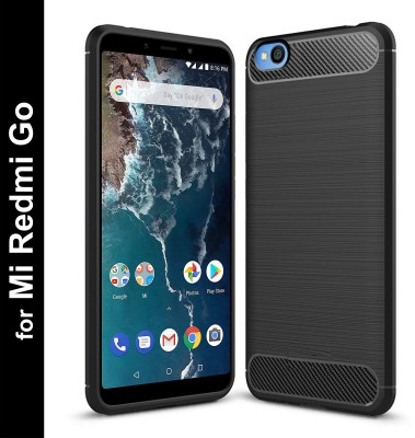 Zapcase Back Cover for Mi Redmi Go(Black, Grip Case, Silicon, Pack of: 1)