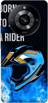 play fast Back Cover for realme 11 Pro 5G, HELMET, BIKE, RIDER, RACER(Blue, Hard Case, Pack of: 1)