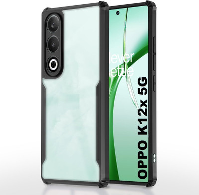 RCHJV Back Cover for OPPO K12x 5G(Black, Shock Proof, Pack of: 1)