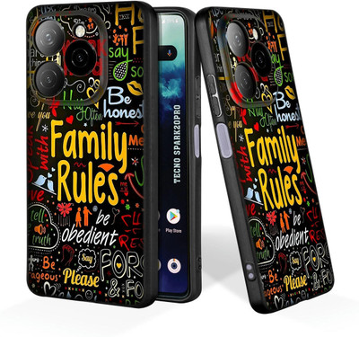 printwhiz Back Cover for Tecno Spark 20 Pro 5G(Black)