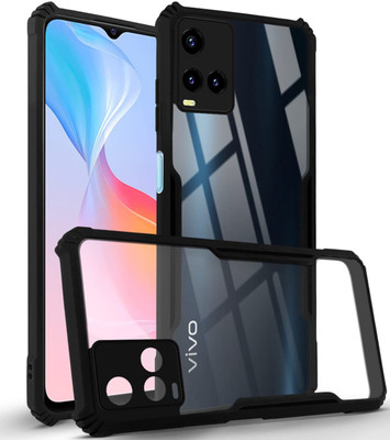 SUNSHINE Back Cover for Vivo Y21T, Eagle Back Cover Camera Protection 360 Degree Protection(Black, Shock Proof, Pack of: 1)