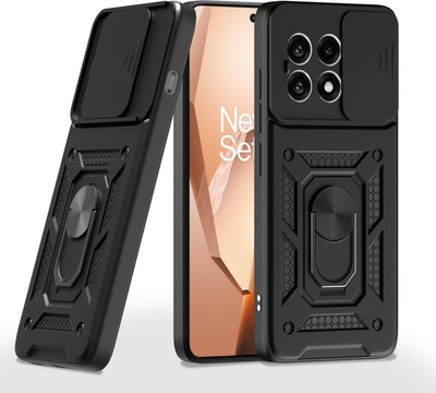 GLOBAL NOMAD Back Cover for Oneplus 13r 5G(Black, Grip Case, Pack of: 1)
