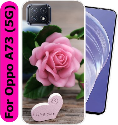 Hostprint Back Cover for Oppo A73 (5G)(Multicolor, Silicon, Pack of: 1)