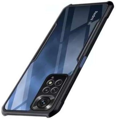 RidivishN Back Cover for Mi Redmi Note 11 5G, Redmi Note 11T 5G, Poco M4 Pro | Four Corner Hybrid Soft Bumper Back Case(Transparent, Shock Proof, Pack of: 1)