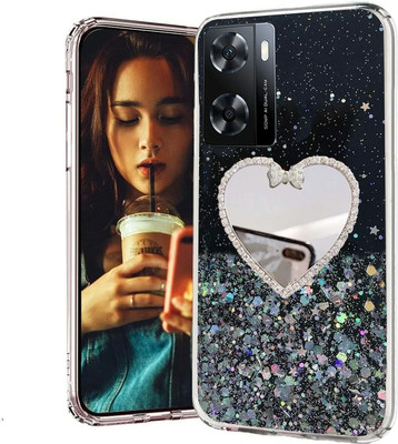 KC Back Cover for Oppo A57(Black, Cases with Holder, Silicon, Pack of: 1)