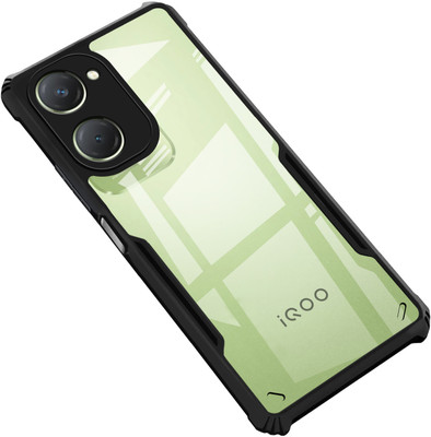 GLOBAL NOMAD Back Cover for iQOO Z9 Lite 5G(Black, Shock Proof, Pack of: 1)