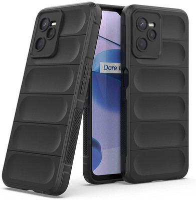 Cover Alive Back Cover for Realme C35(Black, Camera Bump Protector, Pack of: 1)