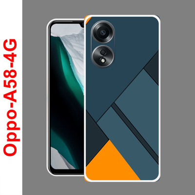 Yuphoria Back Cover for Oppo A58 4G(Multicolor, Silicon)
