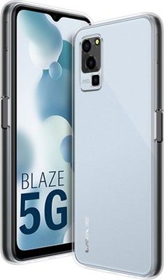 Flipkart SmartBuy Back Cover for Lava Blaze 5G(Transparent, Grip Case, Silicon, Pack of: 1)