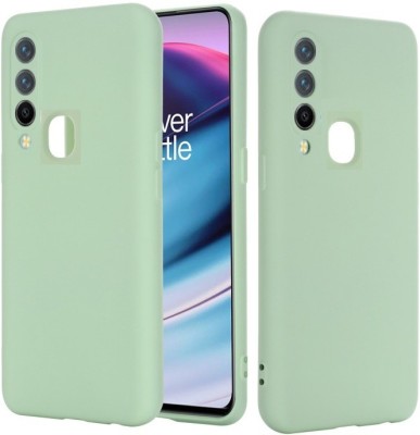 Rugraj Back Cover for VIVO Y19 ( Liquid Silicone )(Green, Grip Case, Silicon, Pack of: 1)