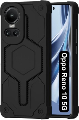 Micvir Back Cover for OPPO Reno 10, Oppo Reno 10 Pro 5G(Black, Silicon, Pack of: 1)