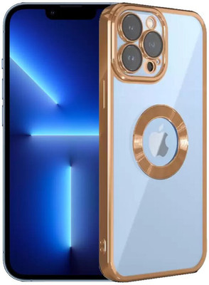 Infigo Back Cover for Apple Iphone 13 Pro(Gold, Grip Case, Silicon, Pack of: 1)