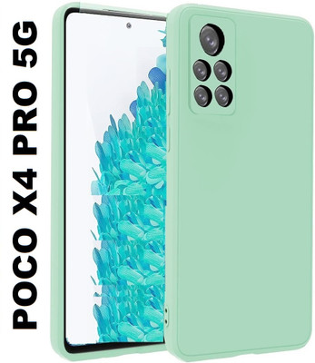 Wellchoice Back Cover for Poco X4 Pro 5G(Blue, Silicon, Pack of: 1)