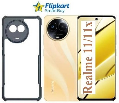 Flipkart SmartBuy Back Cover for Realme 11x 5G, Realme 11 5G(Transparent, Shock Proof, Pack of: 1)