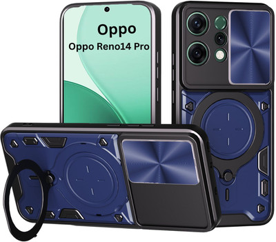 KWINE CASE Back Cover for OPPO Reno14 Pro 5G(Blue, Rugged Armor, Pack of: 1)