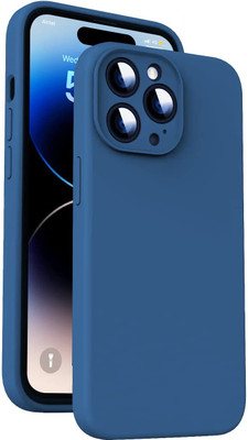 Egotude Back Cover for iPhone 14 Pro(Blue, Silicon, Pack of: 1)