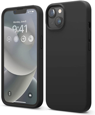 Imperium Back Cover for Apple iPhone 14 & Apple iPhone 13(Black, Camera Bump Protector, Silicon, Pack of: 1)