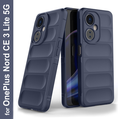 GLOBAL NOMAD Back Cover for OnePlus Nord CE 3 Lite 5G(Blue, Grip Case, Silicon, Pack of: 1)