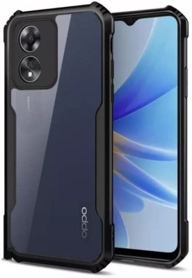 Slugabed Back Cover for Oppo A58 5G(Black, Transparent, Shock Proof, Pack of: 1)