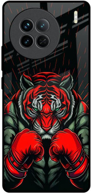 Hocopoco Back Cover for Vivo X90 5G(Black, Grip Case, Pack of: 1)