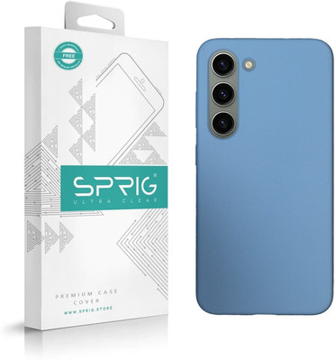 Sprig Back Cover for Sprig Liquid Silicone Back Cover for SAMSUNG Galaxy S23 5G (Blue, Hard Case, Pack of: 1)(Blue, Shock Proof, Silicon, Pack of: 1)