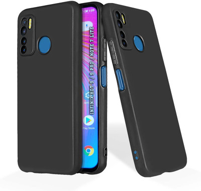 printwhiz Back Cover for Infinix Hot 9 Pro(Black)