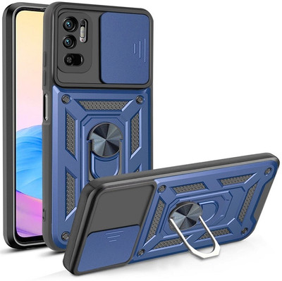 RUNICHA Back Cover for Poco M3 Pro, POCO M3 Pro 5G, Redmi Note 10T, Redmi Note 10T 5G(Blue, Grip Case, Pack of: 1)