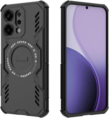 Lustree Back Cover for OPPO Reno 14(Black, Shock Proof, Pack of: 1)