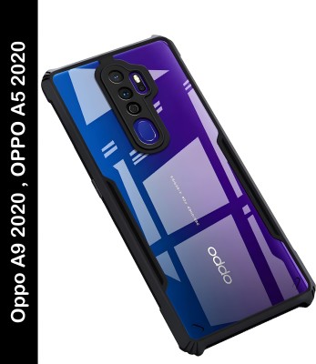 ADI Creations Back Cover for Oppo A9 2020, Oppo A5 2020(Black, Camera Bump Protector, Pack of: 1)