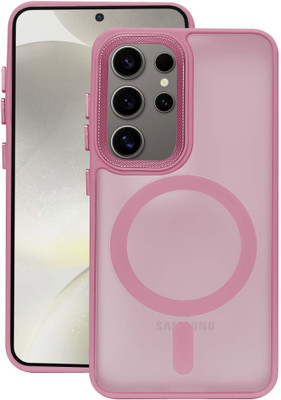 gadvik Back Cover for Samsung Galaxy S23 Ultra 5G(Pink, Charging Case, Silicon, Pack of: 1)