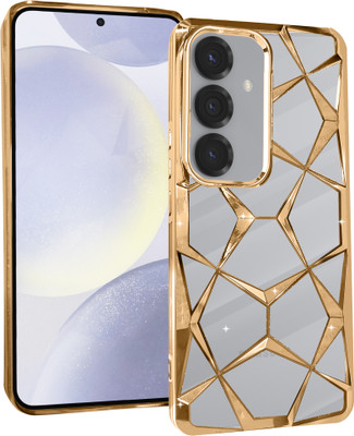 gadvik Back Cover for SAMSUNG Galaxy A35 5G(Gold, Transparent, Shock Proof, Pack of: 1)