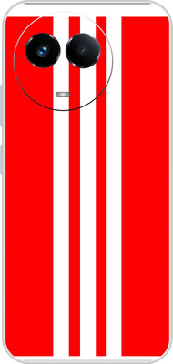 Dreamcase Back Cover for Realme C67 5G(Red, White, Silicon, Pack of: 1)