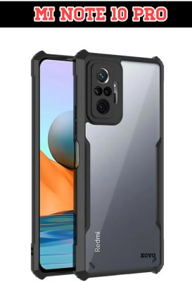 Mozette Back Cover for Mi Redmi Note 10 Pro(Transparent, Dual Protection, Pack of: 1)