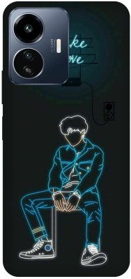 DIKRO Back Cover for vivo Y77 5G, V2169, FAKE, LOVE, MASK, BOY(Blue, Hard Case, Pack of: 1)