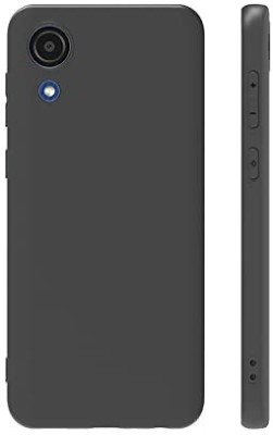 S-Gripline Back Cover for Oppo A17k, Premium Microfiber Cloth Cushion Lining Premium Silicon Candy case(Black, Silicon, Pack of: 1)