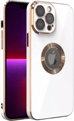RESOURIS Back Cover for APPLE iPhone 11 Pro Max, Apple iPhone 11 Pro Max, iPhone 11 Pro Max(White, Gold, Camera Bump Protector, Silicon, Pack of: 1)