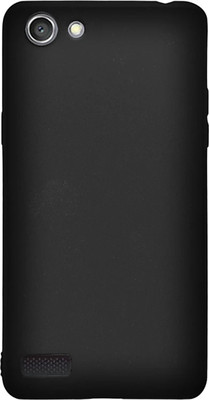 MobiSpiff Back Cover for OPPO Neo 7(Black, Silicon, Pack of: 1)