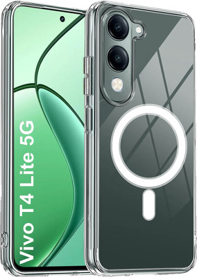 Mdsafiandsons Back Cover for vivo T4 5G(Transparent, Magsafe)