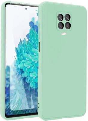 WellWell Back Cover for Poco M2 Pro, Mi Redmi Note 9 Pro, Mi Redmi Note 9 Pro Max(Green, Grip Case, Silicon, Pack of: 1)