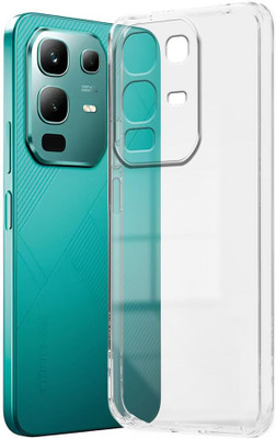 Kovado Back Cover for Infinix Note 50x 360° Protection Crystal Clear Soft TPU Case with Cushioned Edges(Transparent, Dual Protection, Silicon)