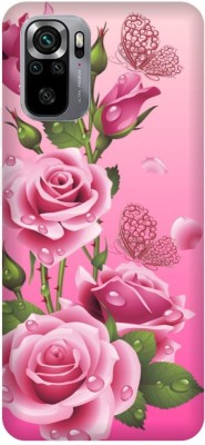Printrembo Back Cover for Redmi Note10,M2101K7AI,Flower, Red Roses,Abstract,Texture,Love Couples(Pink, Hard Case, Pack of: 1)