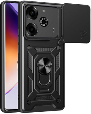 BESTTALK Back Cover for Tecno Pova 6 Pro 5G(Black, Shock Proof, Pack of: 1)
