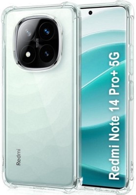 INFINITYWORLD Back Cover for Redmi Note 14 Pro Plus 5G, redmi note 14 pro+, [BM](Transparent, Shock Proof, Silicon, Pack of: 1)