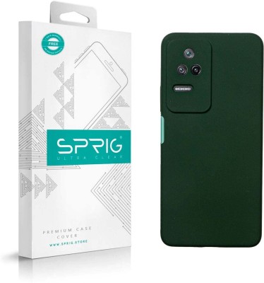 Sprig Liquid Silicone Back Cover for POCO F4 5G, F4 5G, Poco F4 5G, f4 5g(Green, Microfiber Lining, Silicon, Pack of: 1)