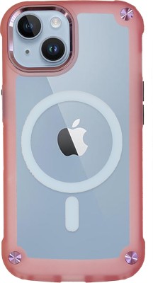 AIBEX Back Cover for Apple iPhone 15| Mag Protective Ultra(Pink, Hard Case, Pack of: 1)
