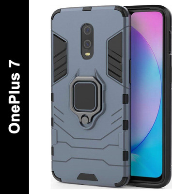 Flipkart SmartBuy Back Cover for OnePlus 7(Blue, Shock Proof, Pack of: 1)