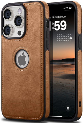 KARWAN Back Cover for APPLE iPhone 15 Pro Max(Brown, Shock Proof, Pack of: 1)