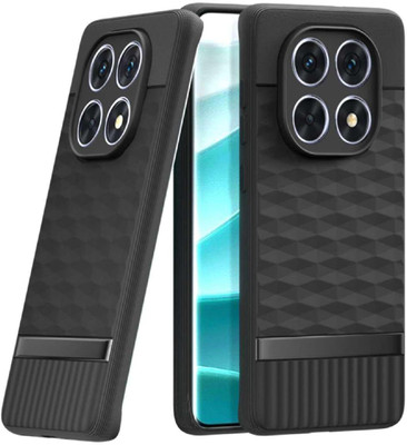56 CASE AND COVER Back Cover for Redmi Poco X7 5g(Black, Silicon, Pack of: 1)