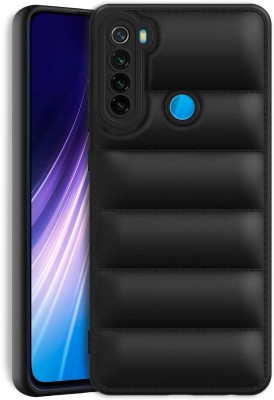 SnapStar Back Cover for Redmi Note 8(Puffer Case | Camera Protection | Soft & Flexible Case)(Black, Shock Proof, Silicon, Pack of: 1)
